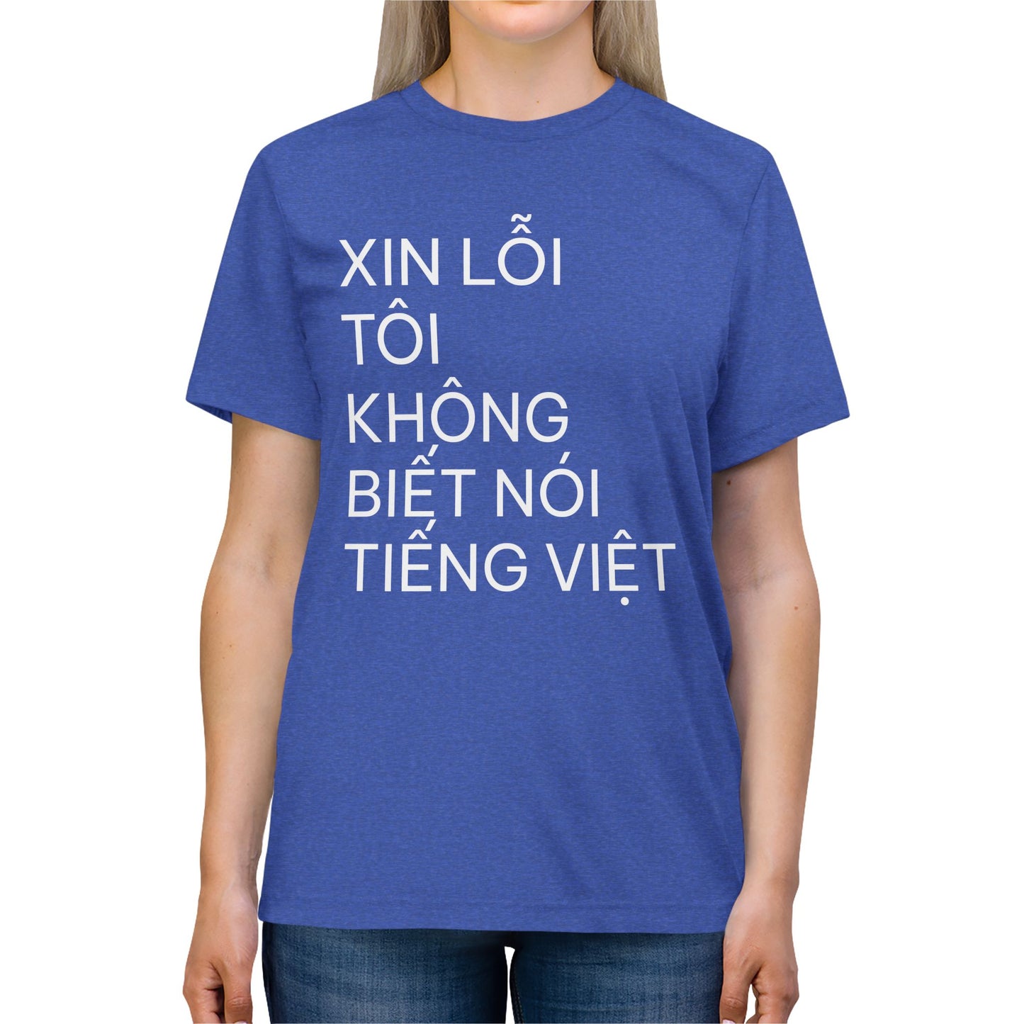 No Speaking Vietnamese Tee - Unisex Triblend