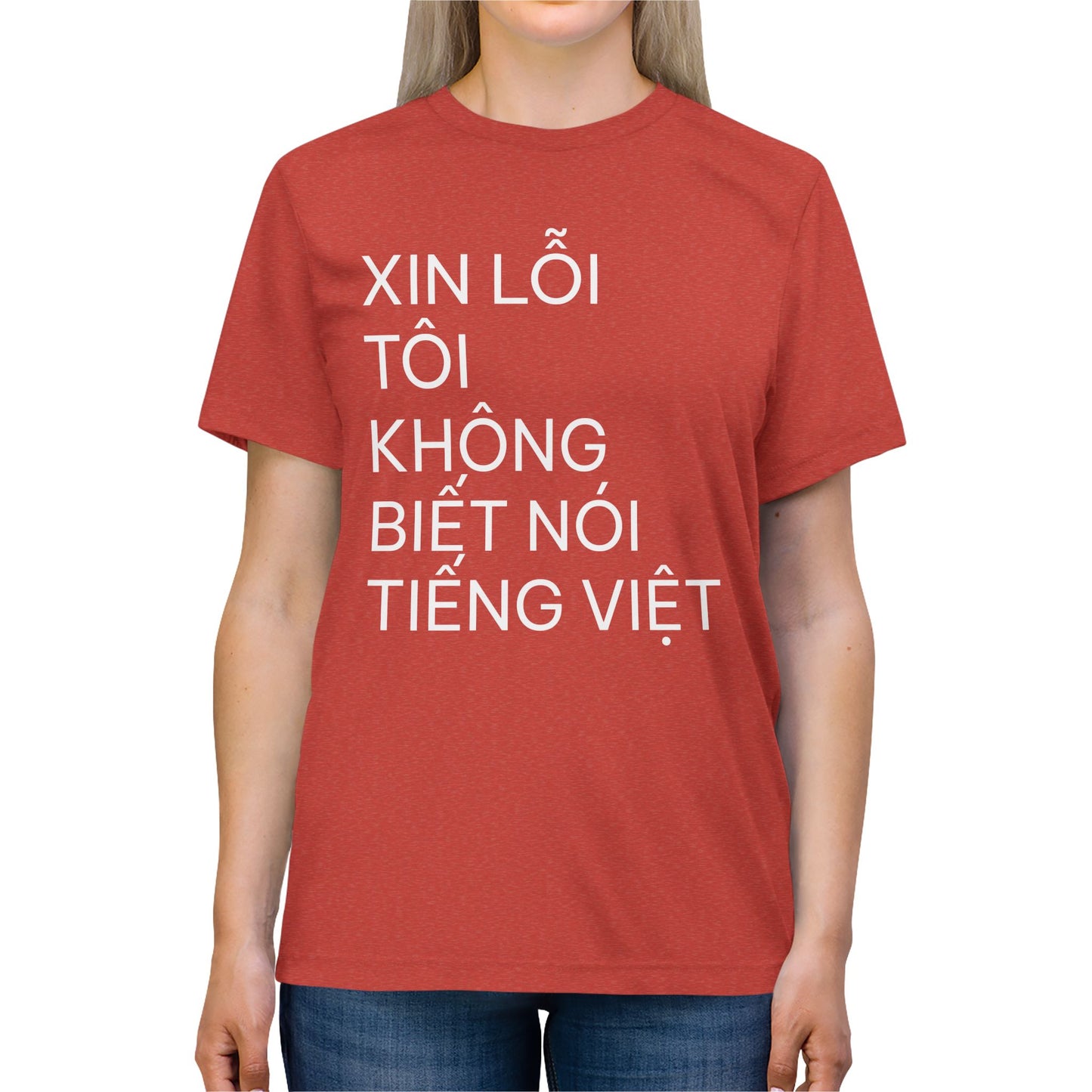 No Speaking Vietnamese Tee - Unisex Triblend