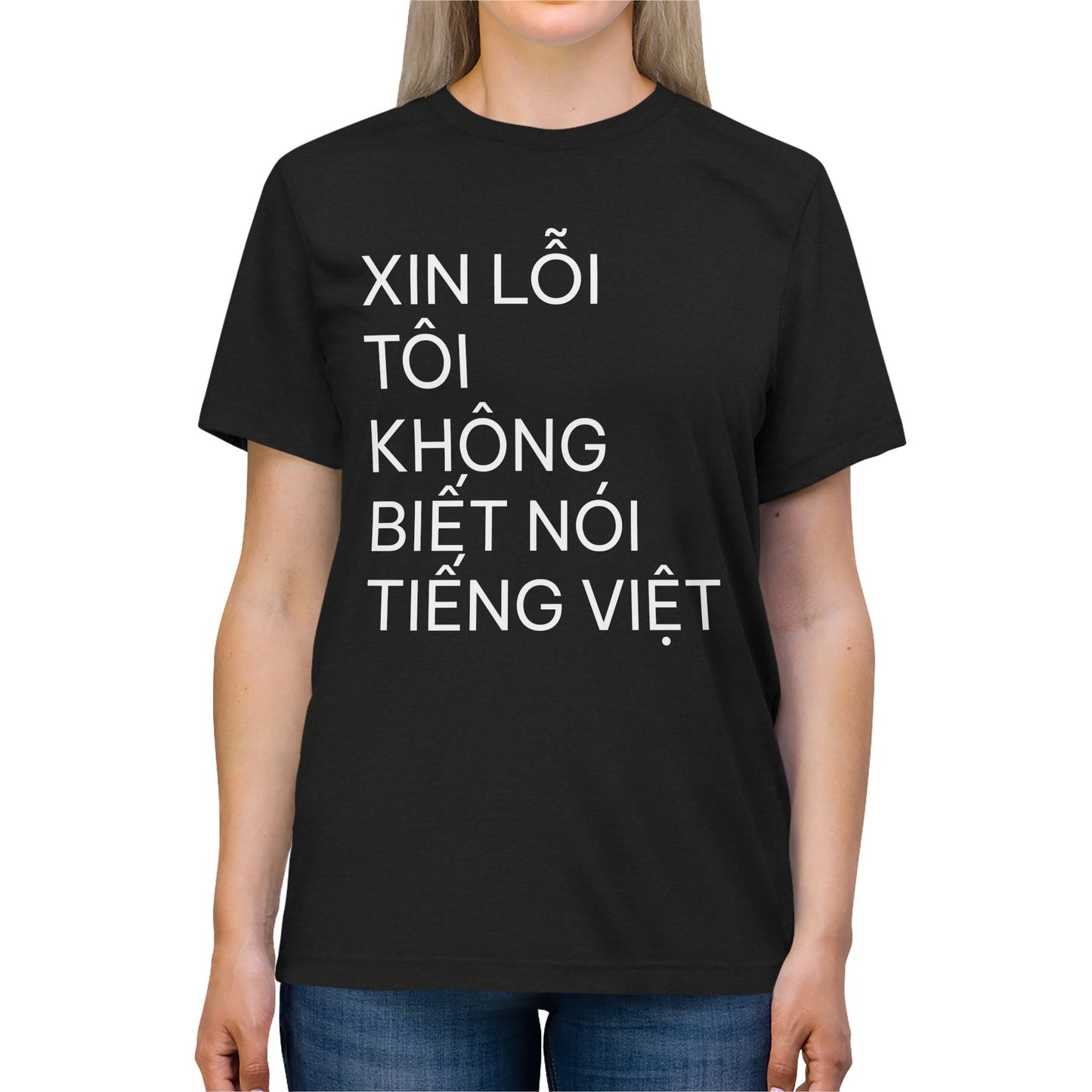 No Speaking Vietnamese Tee - Unisex Triblend