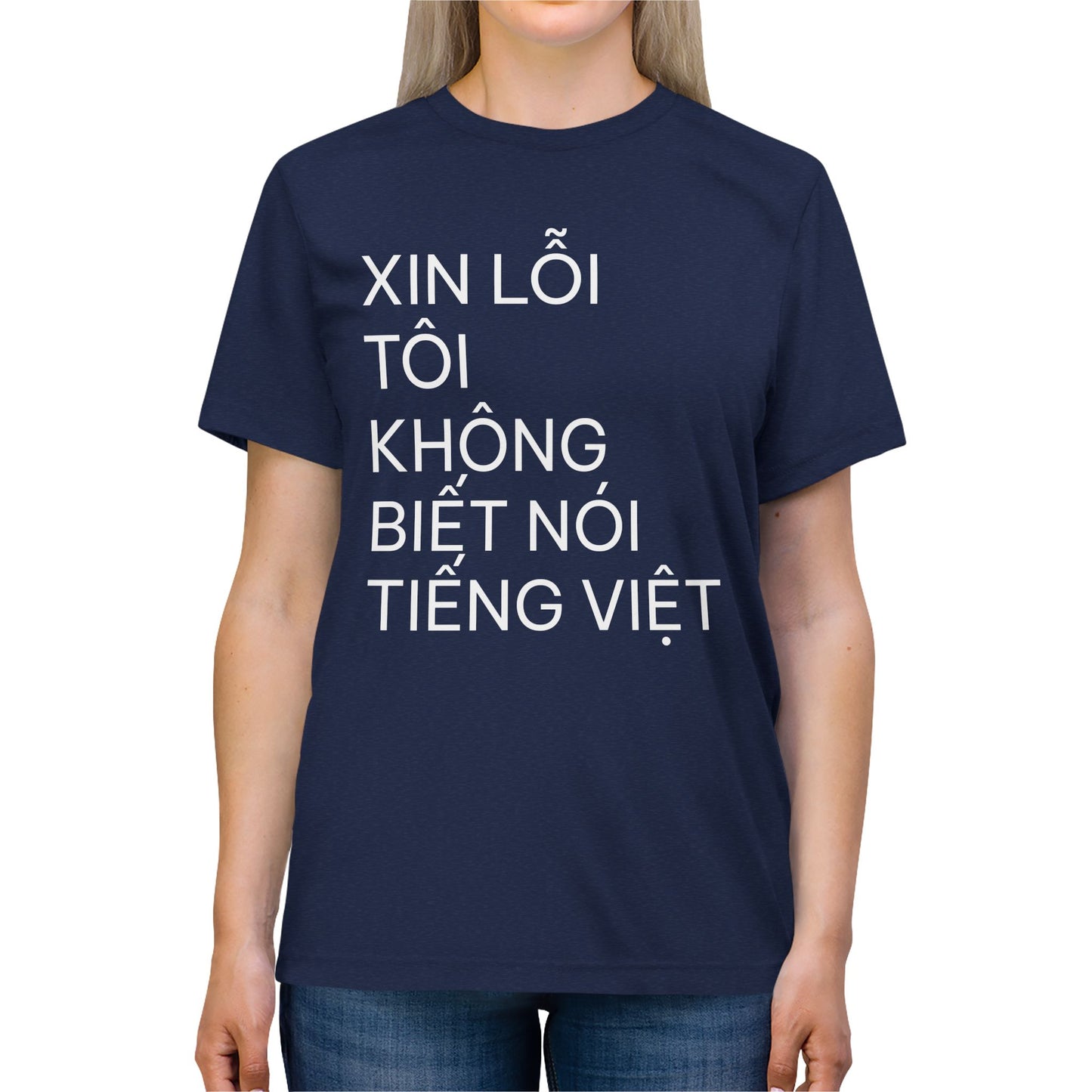 No Speaking Vietnamese Tee - Unisex Triblend
