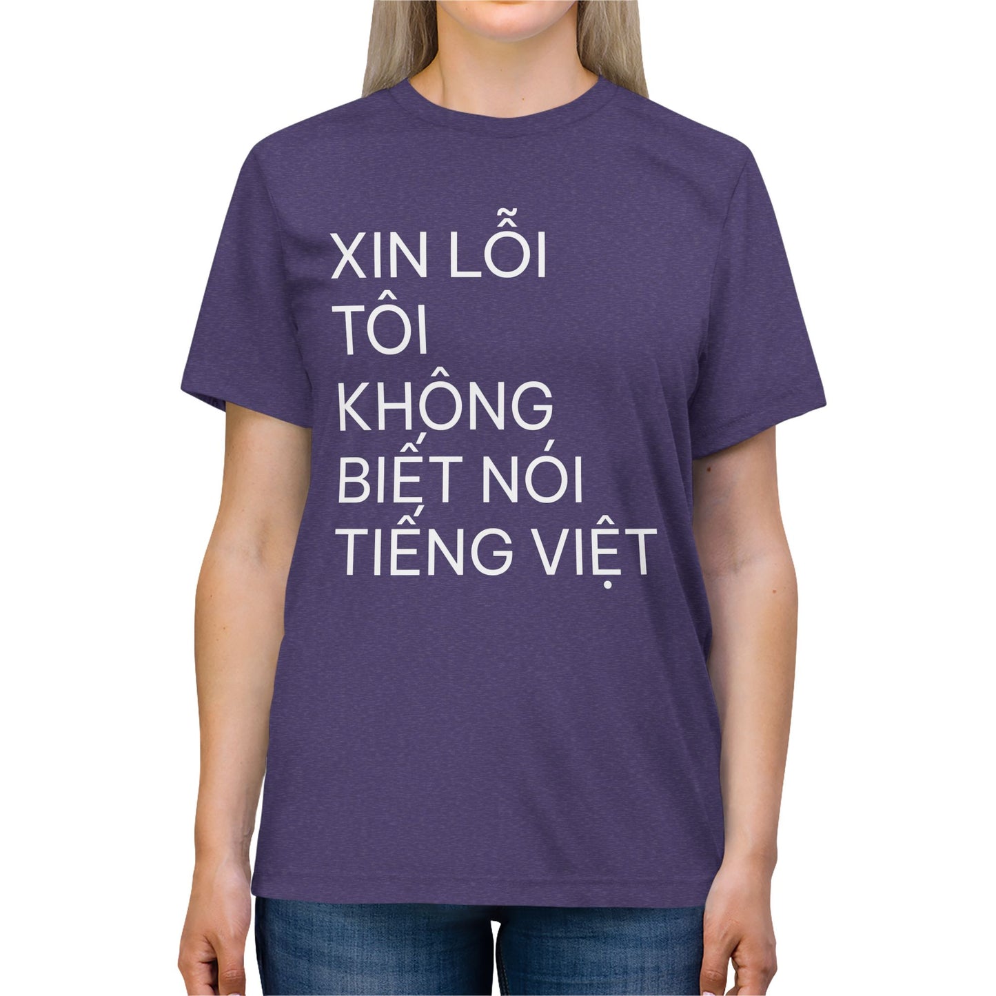 No Speaking Vietnamese Tee - Unisex Triblend