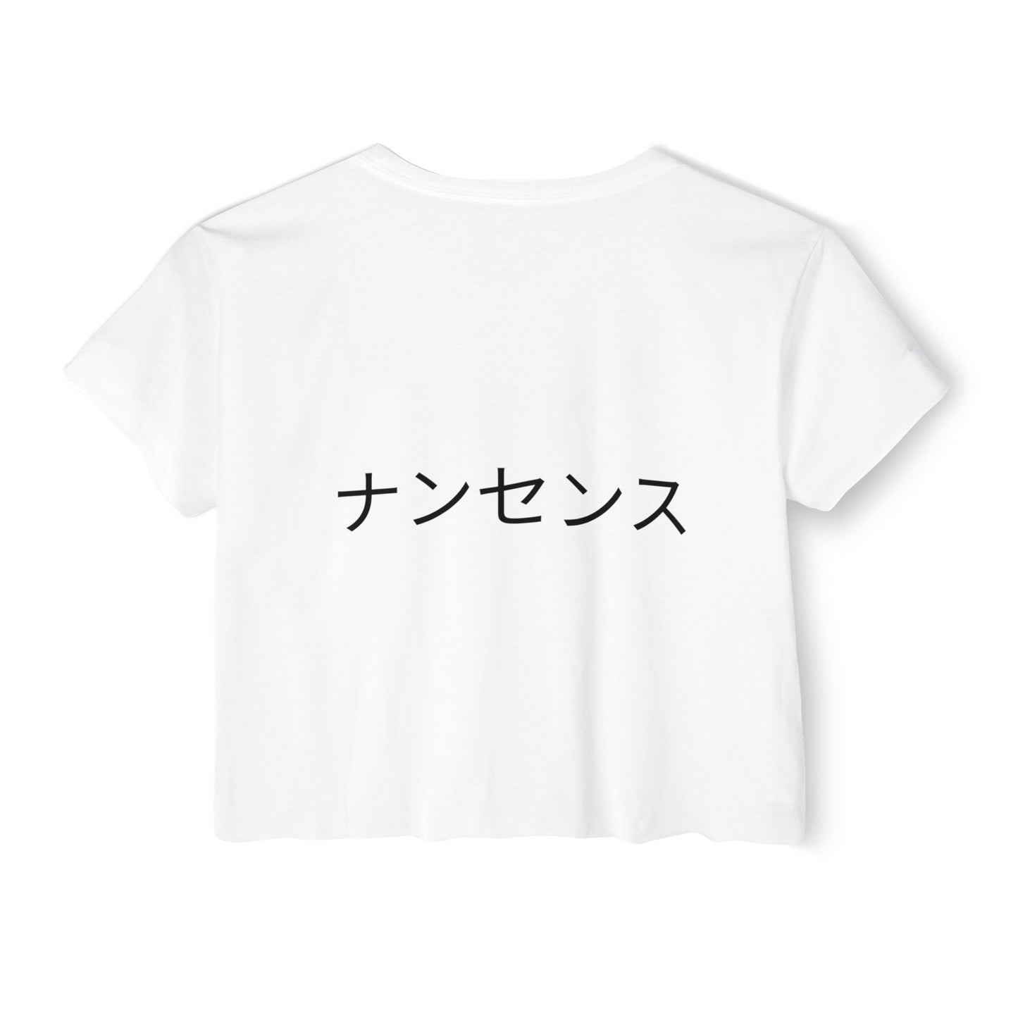 Crop Top Tee - Cute Matcha Tired Froggy Design