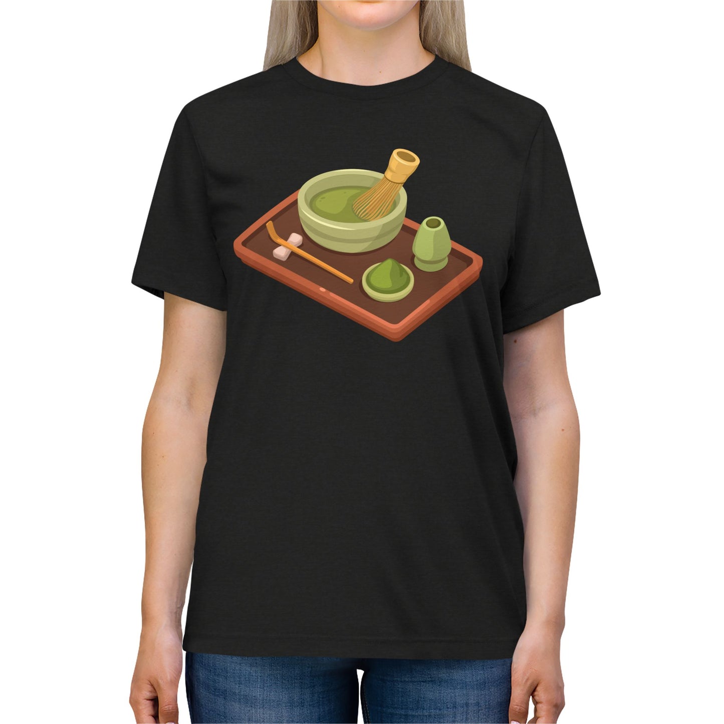 Green Tea Lover's Unisex Tee | Cute Matcha T-Shirt, Gift for Tea Enthusiasts, Casual Wear, Greenery Vibe, Perfect for Friends or Family
